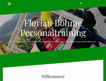 Tablet Screenshot of florian-boehme.de